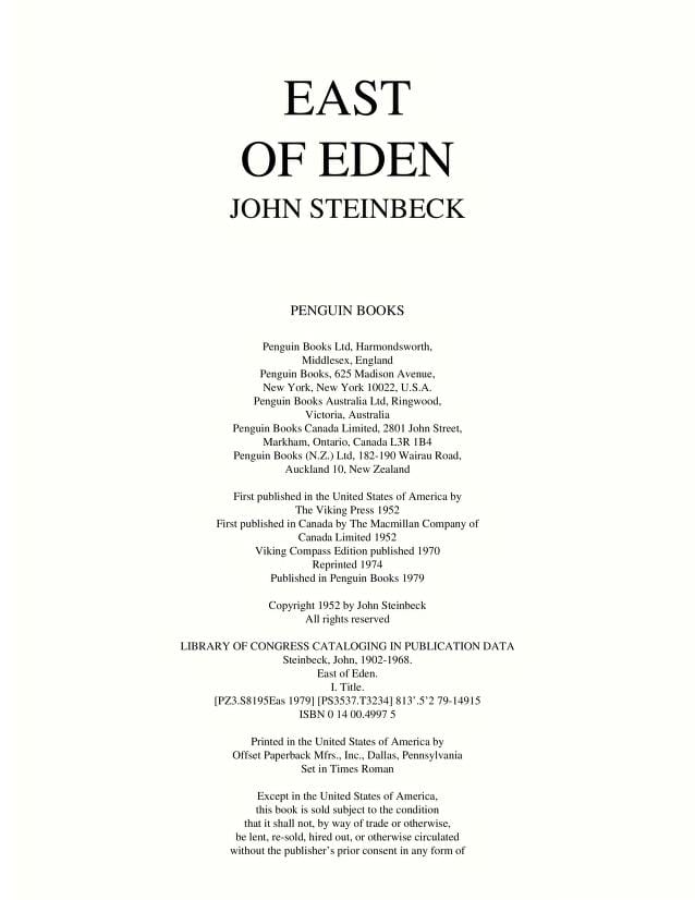 East of Eden: A Comprehensive Overview of Steinbeck’s Epic