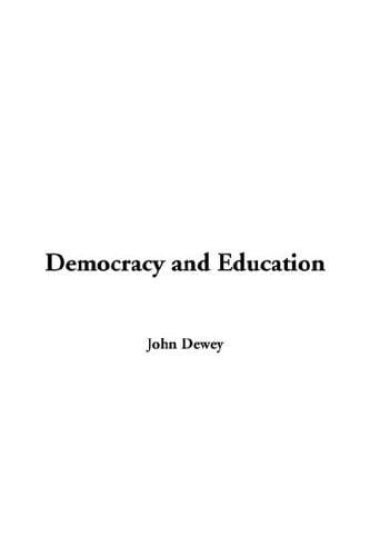 Democracy And Education